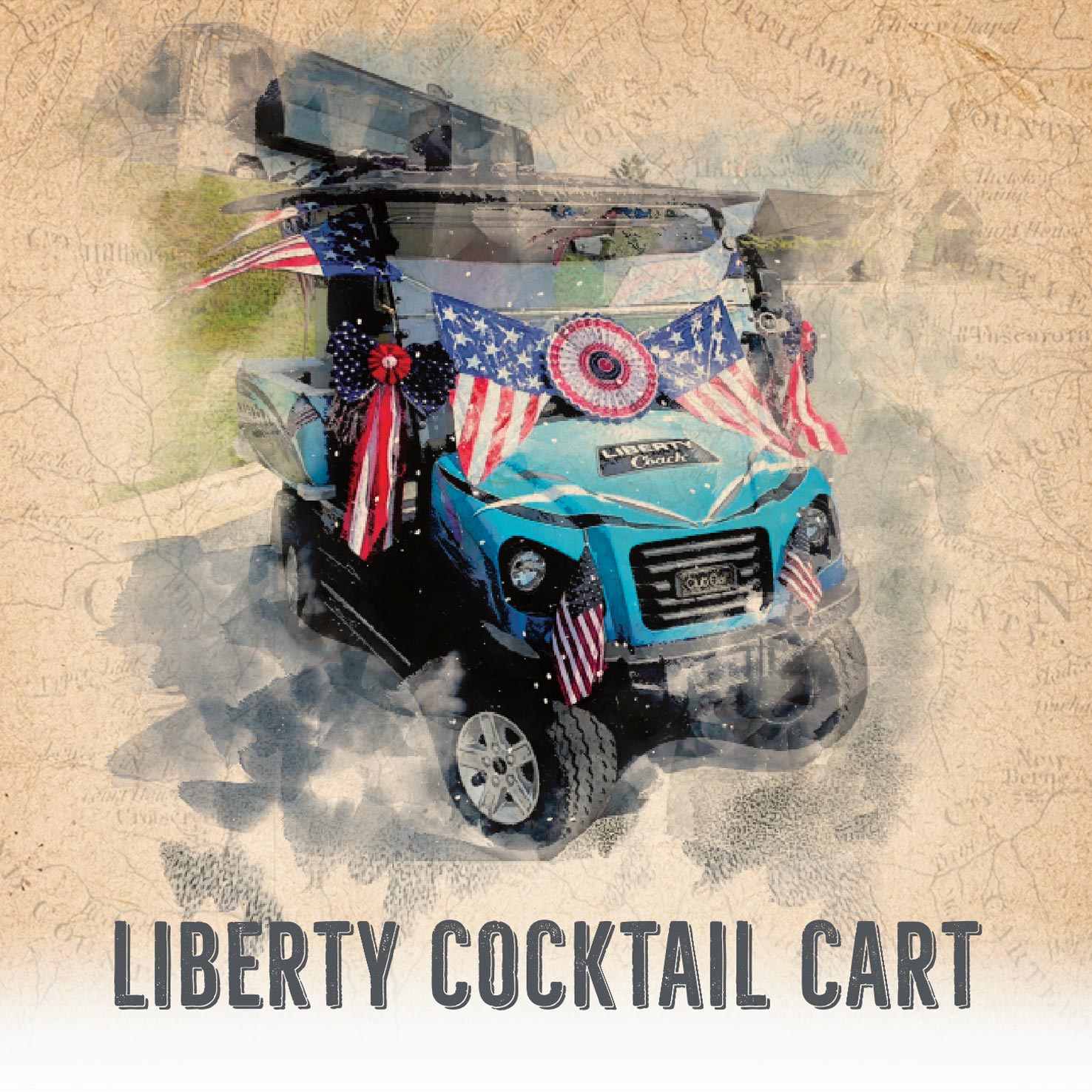 Liberty Cocktail Cart