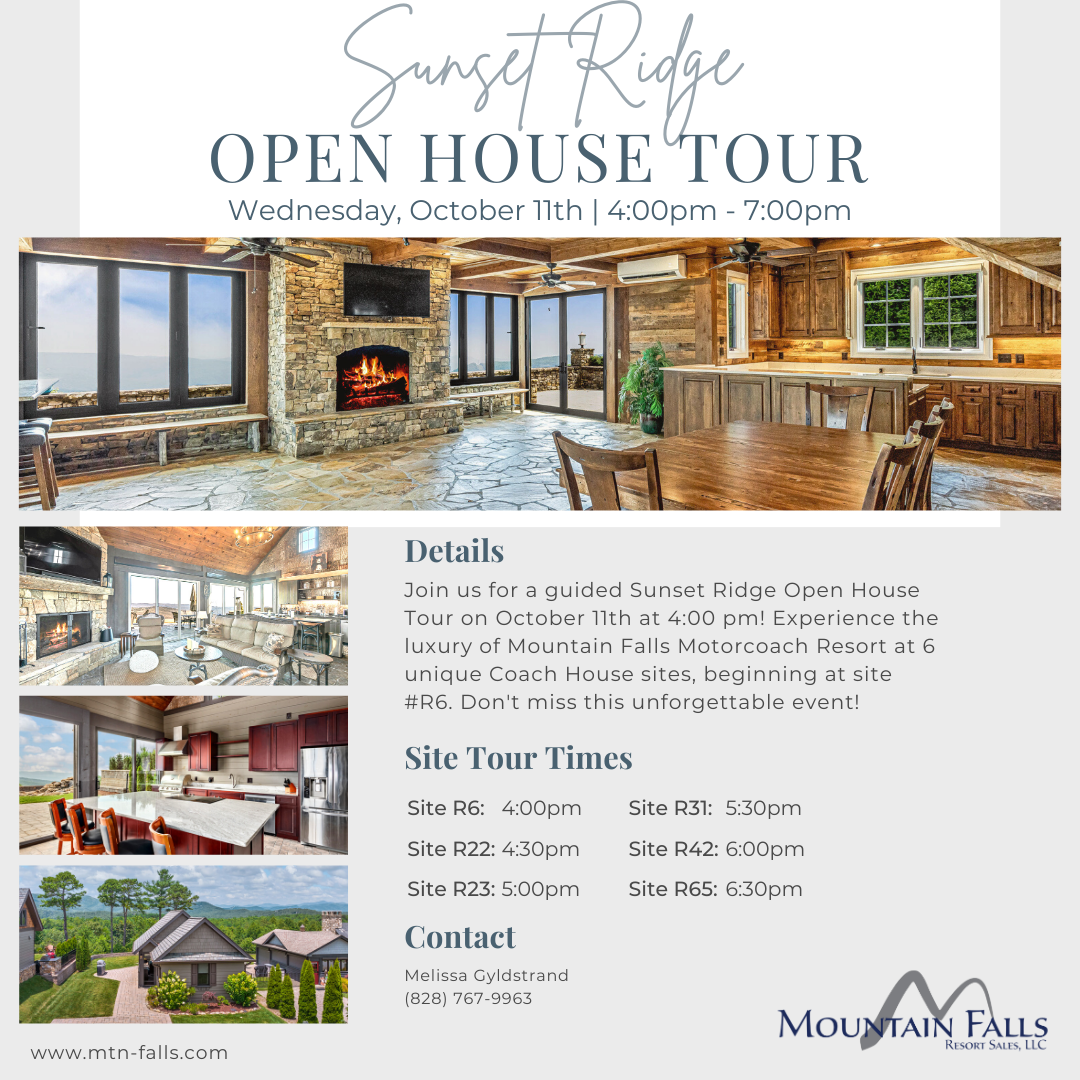 Sunset Ridge Open House Tour