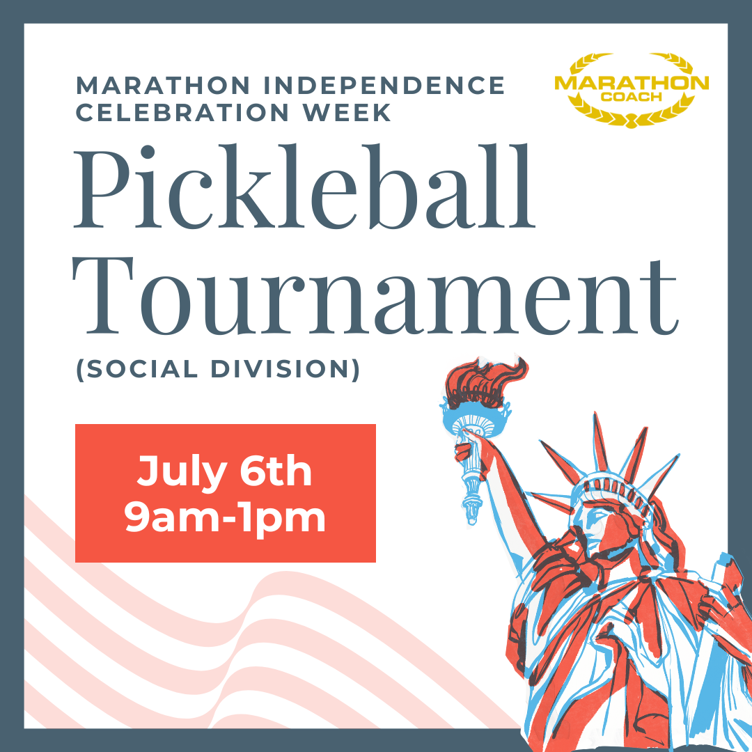 Marathon Coach Couples Pickleball Tournament (Social Division)