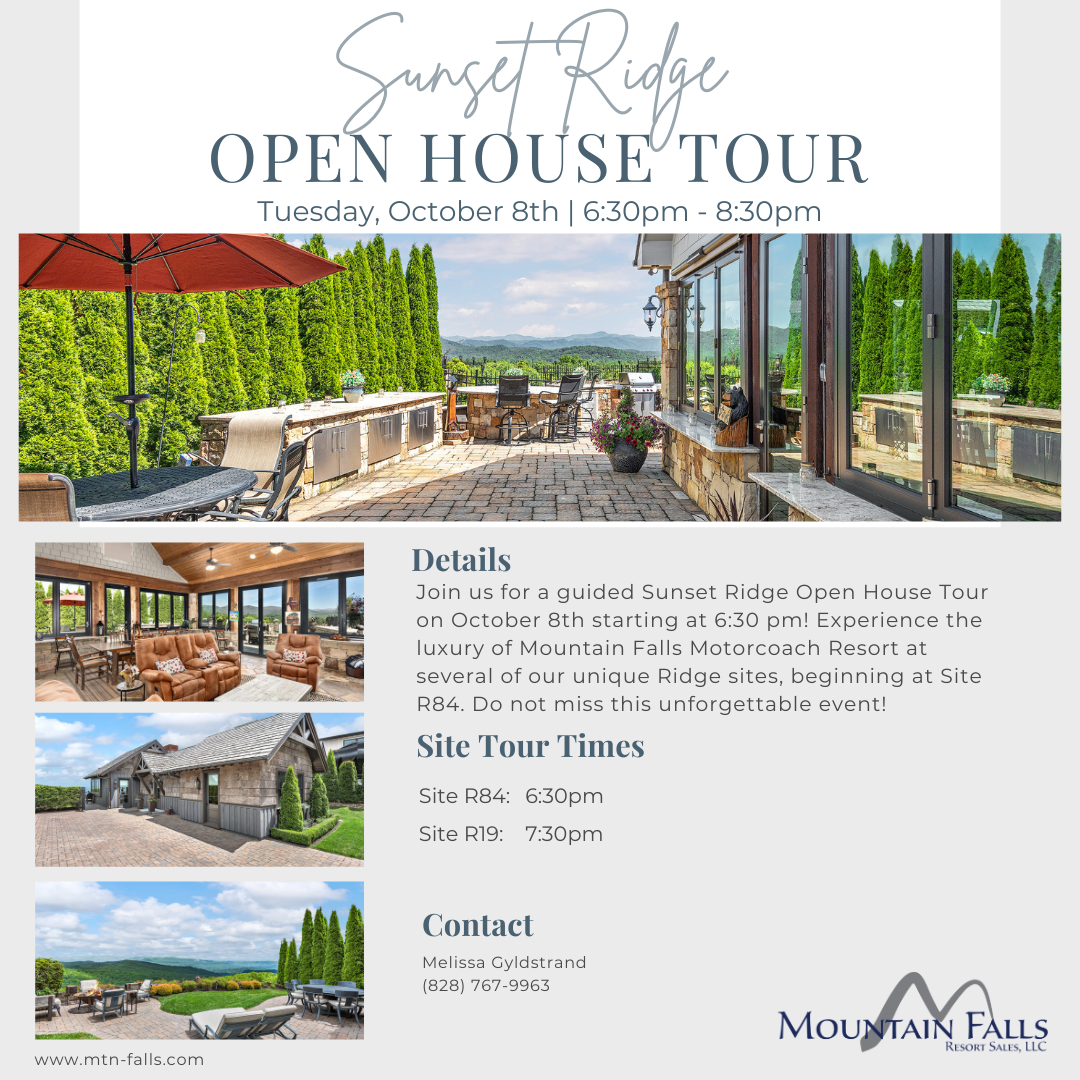 Sunset Ridge Open House Tour