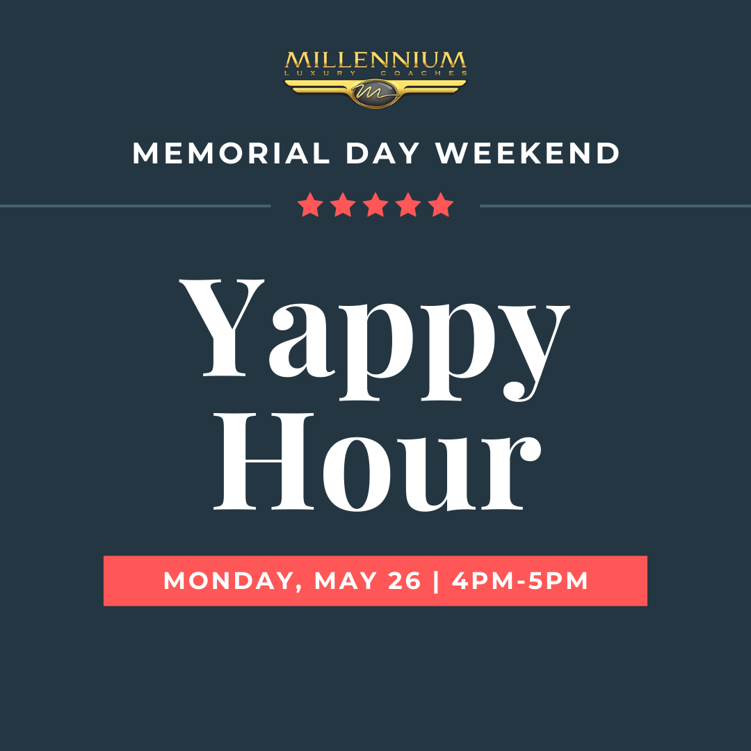 Yappy Hour - Sponsored by Millennium Luxury Coaches