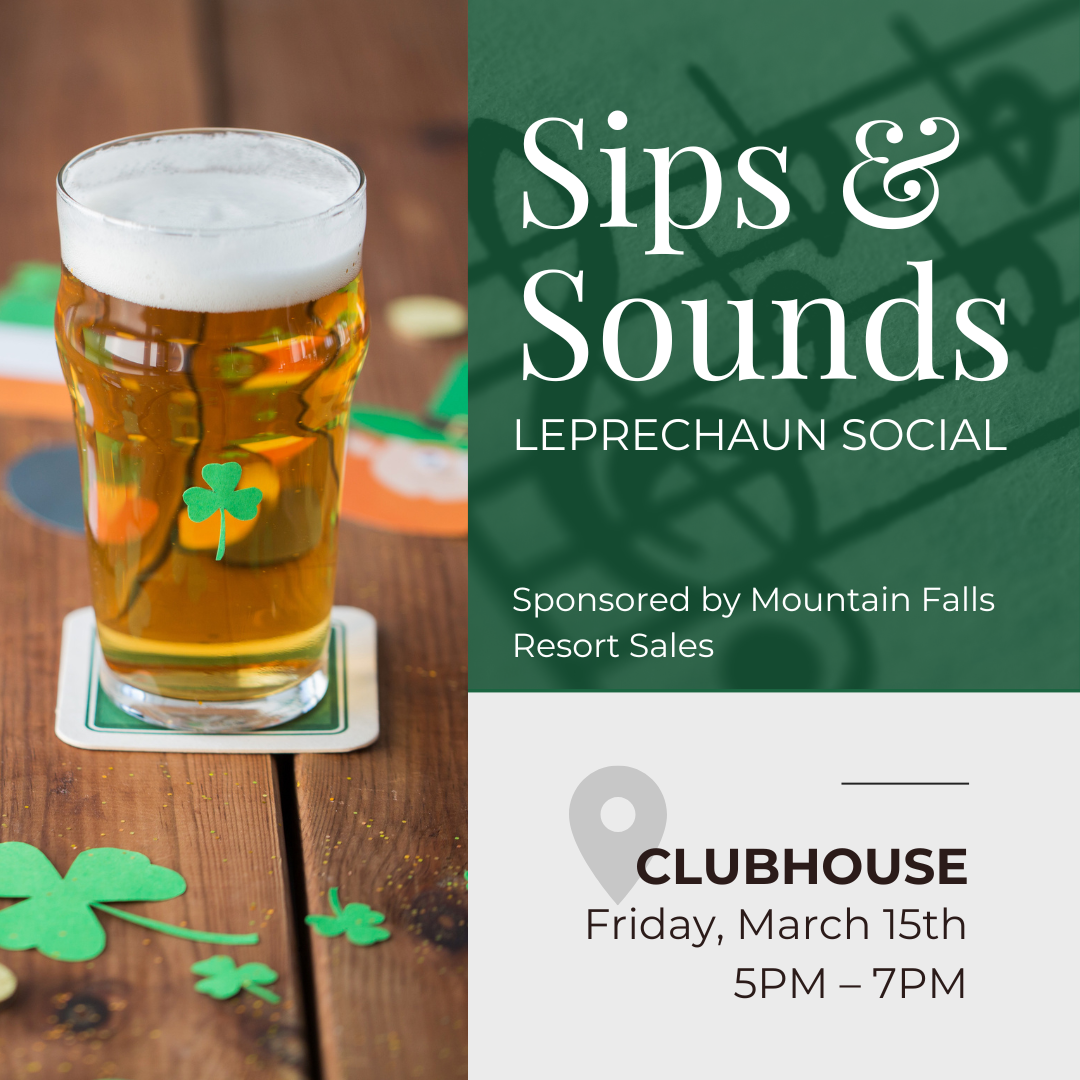 Sips and Sounds Leprechaun Social