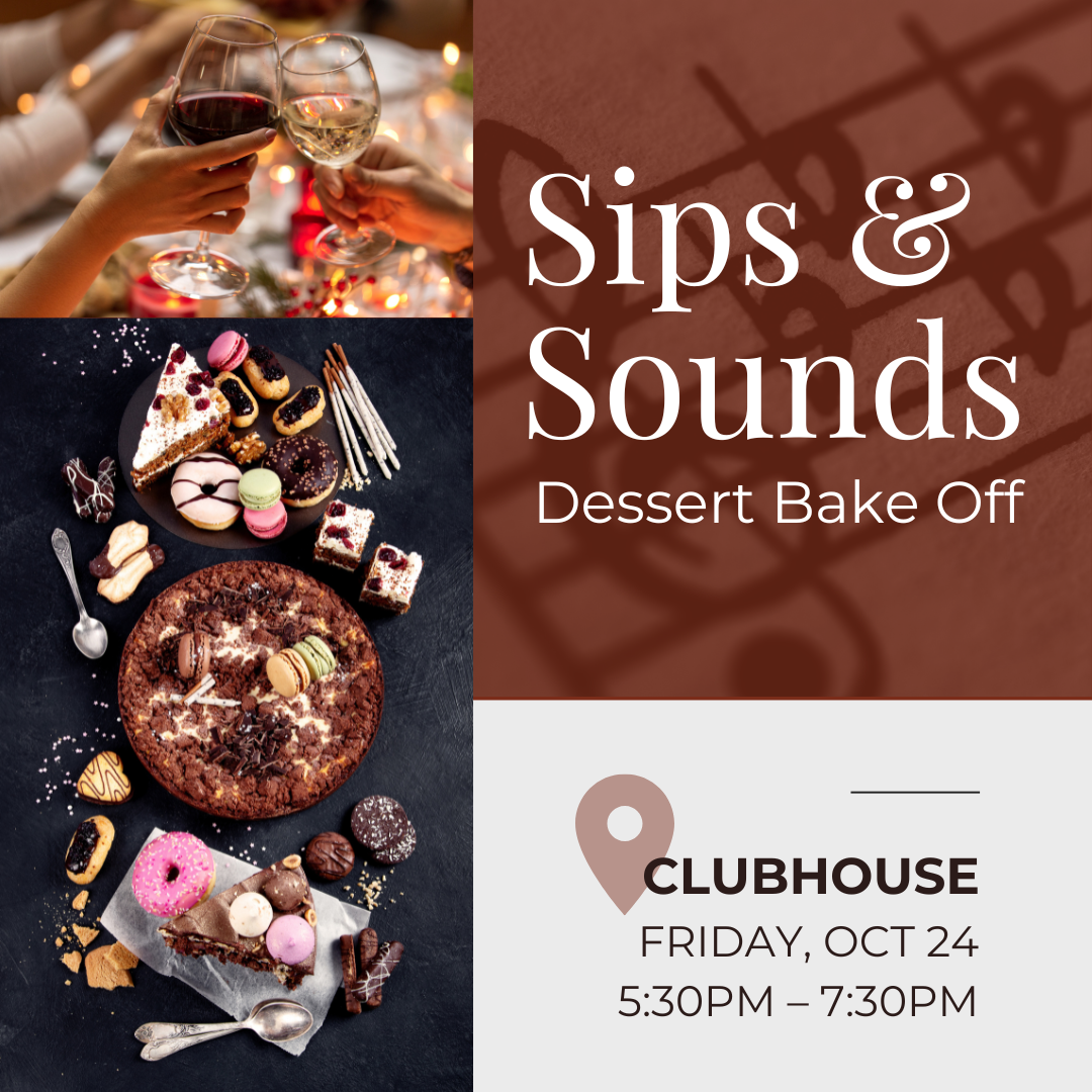 Sips and Sounds & Dessert Bake Off - Sponsored by Mountain Falls Resort Sales