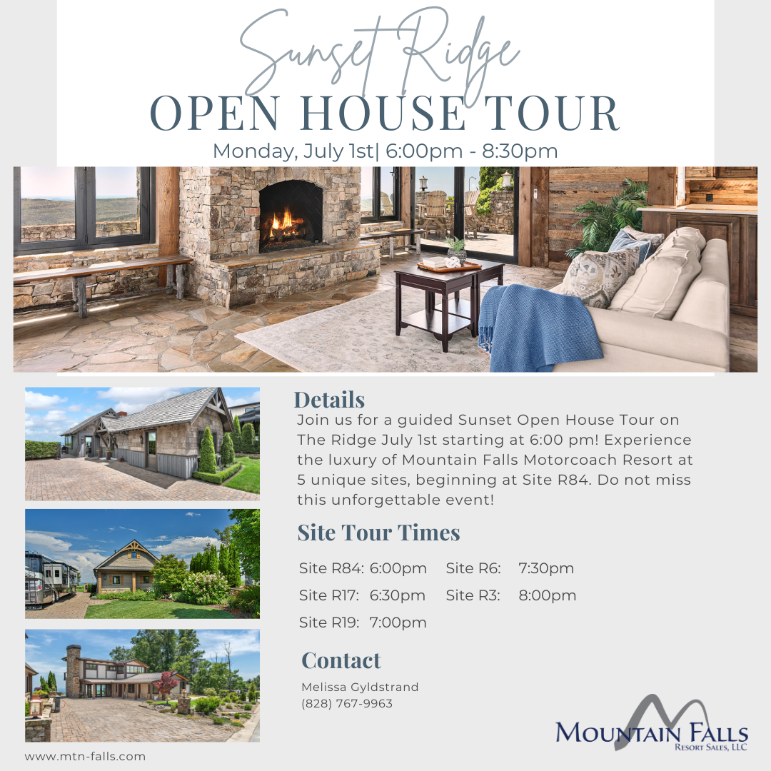 Sunset Ridge Open House Tour