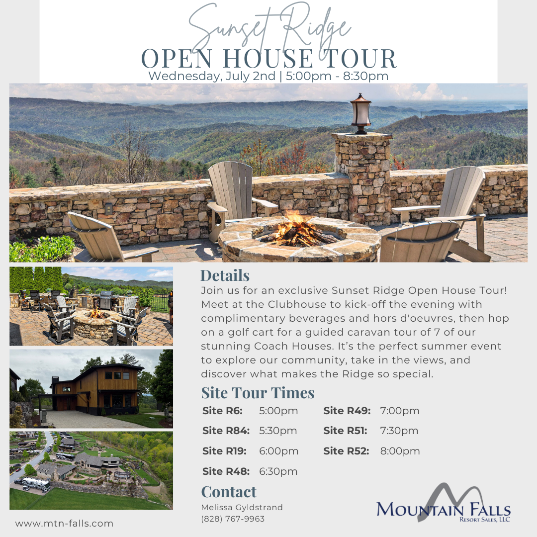 Sunset Ridge Open House Tour