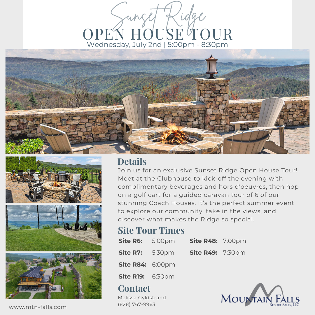 Sunset Ridge Open House Tour