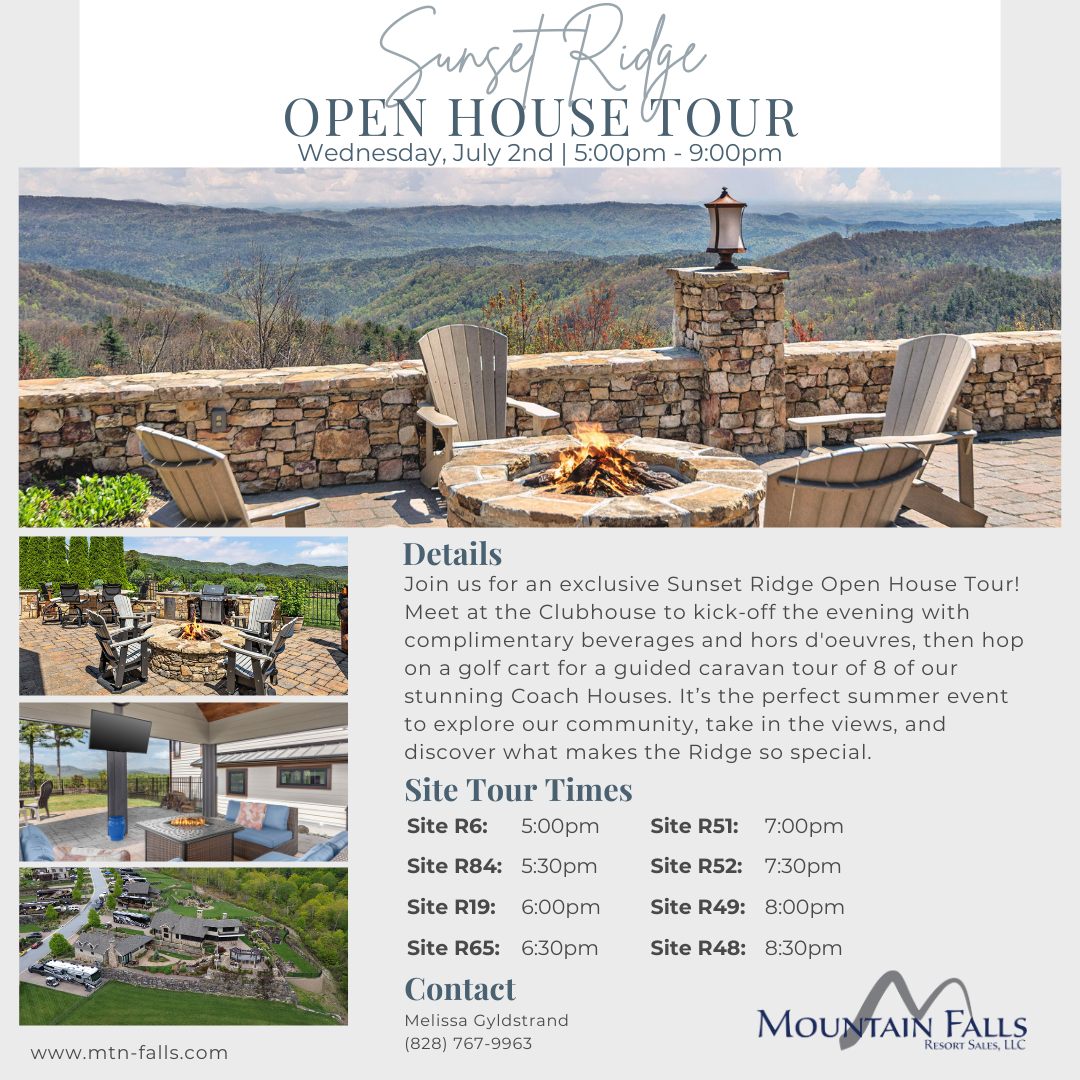 Sunset Ridge Open House Tour