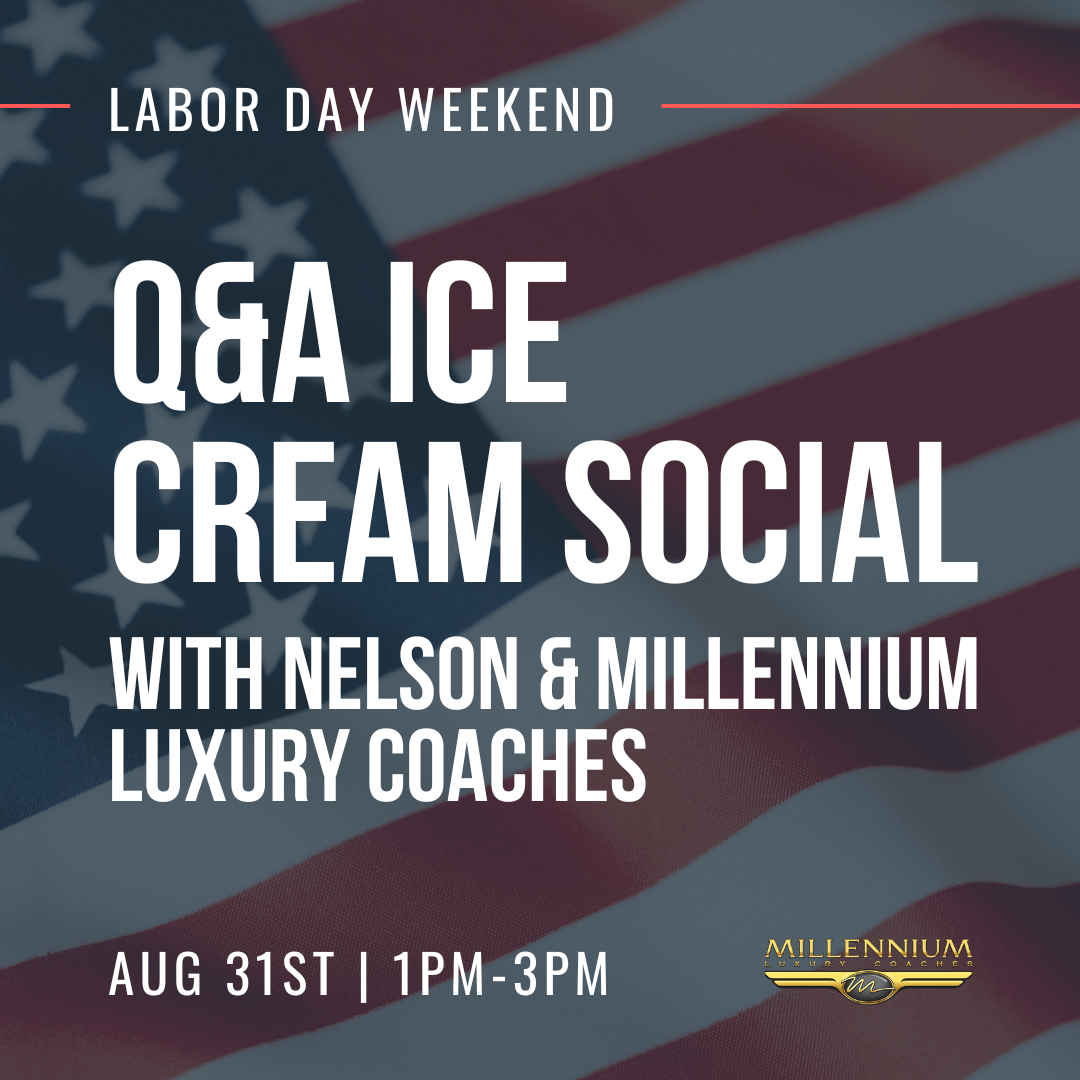 Q&A Ice Cream Social with Nelson and Millennium Luxury Coaches