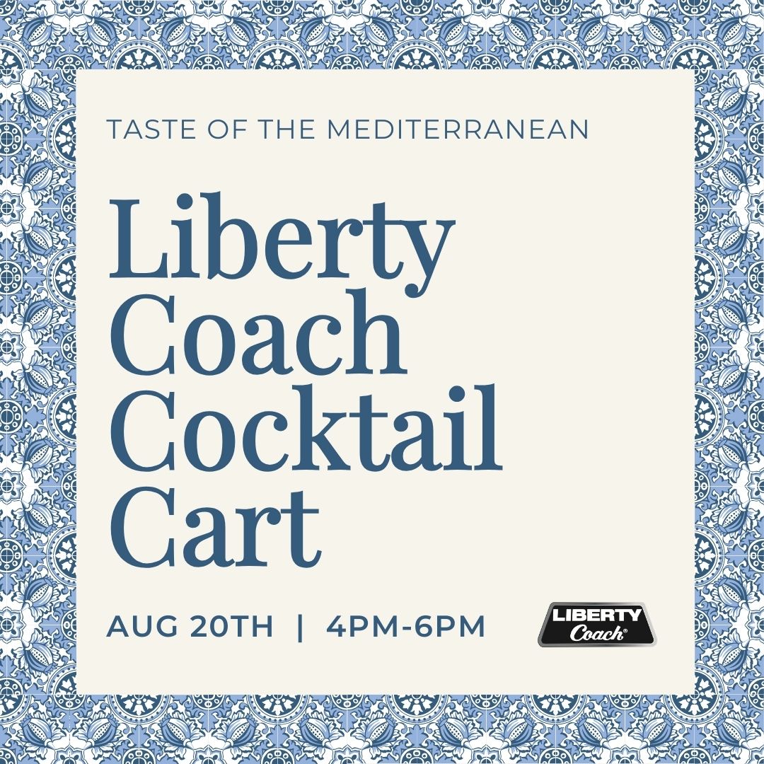 Liberty Cocktail Cart - Mediterranean Weekend - Sponsored by Liberty Coach