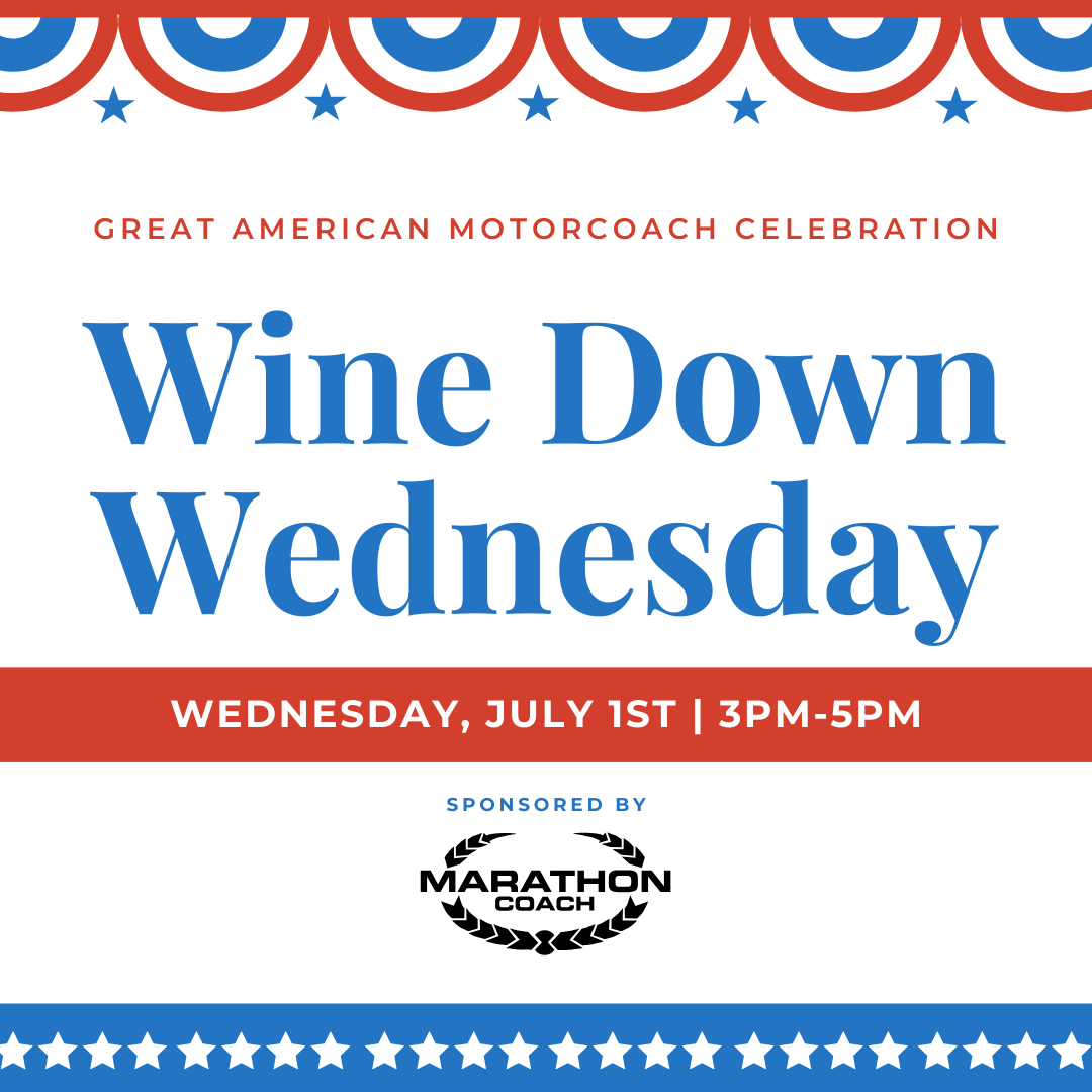 Wine Down Wednesday - Sponsored by Marathon Coach